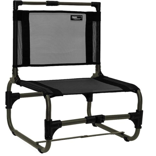 Travel Chair Travel Chair 169ABK Aluminum Larry Chair; Black 169ABK - main